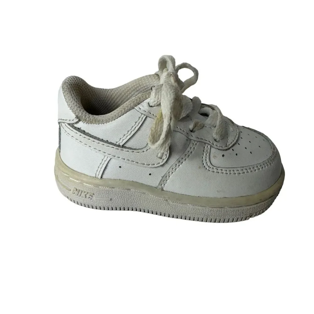 Nike‎ Air Force Toddler Size 4C Low Top Sneakers White